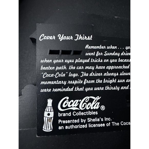 SHEILA'S COLLECTABLES- Coca Cola Covered Bridge 1998 Wooden Shelf Sitter Coke - Picture 6 of 6